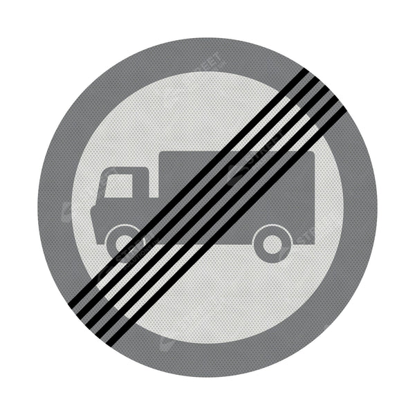 622 2 End Of Goods Vehicles Prohibition Sign Post Wall Mounted 622-2-end-of-goods-vehicles-prohibition-sign-post-wall-mounted