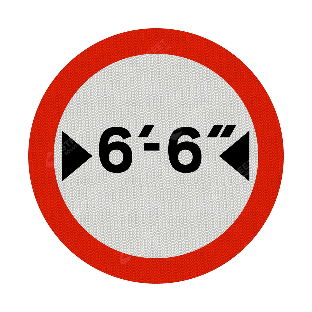629 Vehicle Width Restriction Imperial Sign Face | Post & Wall Mounted road street highway signage for private and public