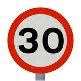 30mph Sign Face