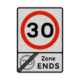 Zone sign face