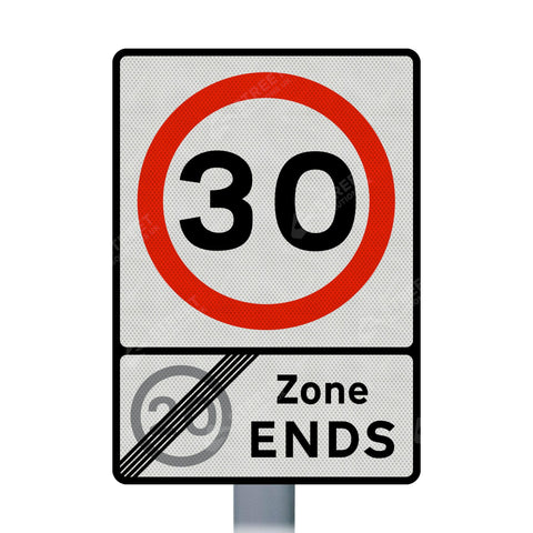 Zone sign face