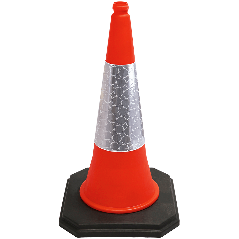 Orange 750mm 2-Piece Traffic Cone