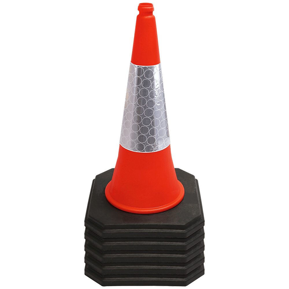 Orange 750mm 2-Piece Traffic Cone