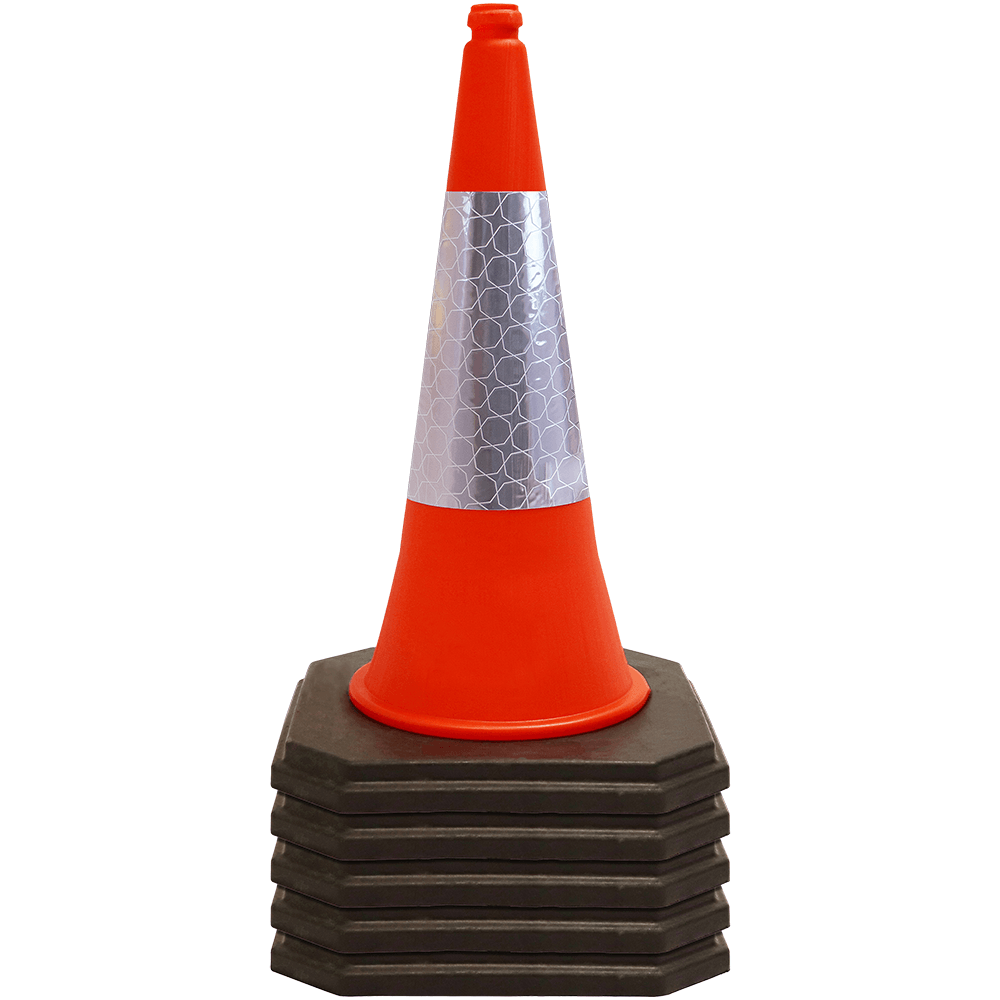 Orange 750mm 2-Piece Traffic Cone