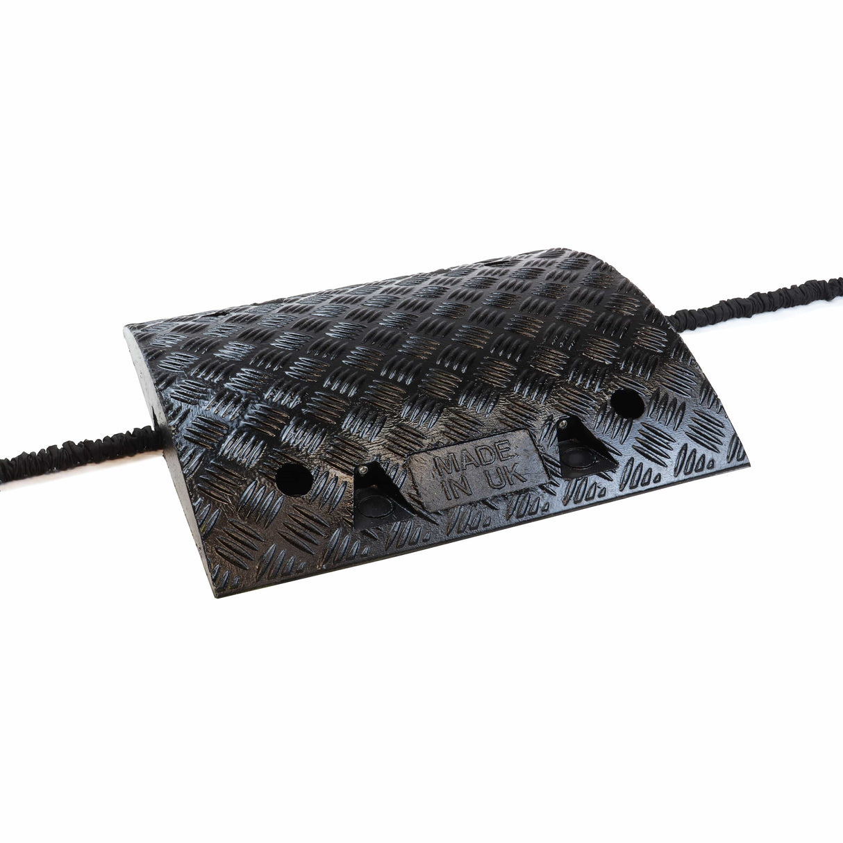 Black speed bump speed ramp 50mm 10mph 75mm 5mph