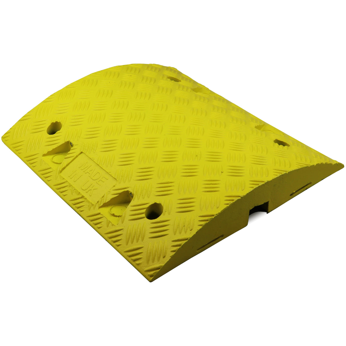 Yellow speed bump speed ramp 50mm 10mph 75mm 5mph