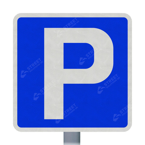 801 'P' Parking Symbol Sign Face | Post & Wall Mounted