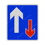 811 Traffic Has Priority Over Oncoming Vehicles Ahead Sign Face | Post & Wall Mounted road street highway signage