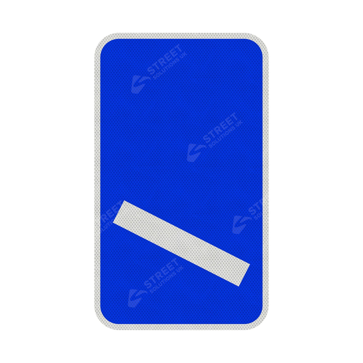 825 Count Down Marker 100 yds Sign Face | Post & Wall Mounted street road highway public and private signage