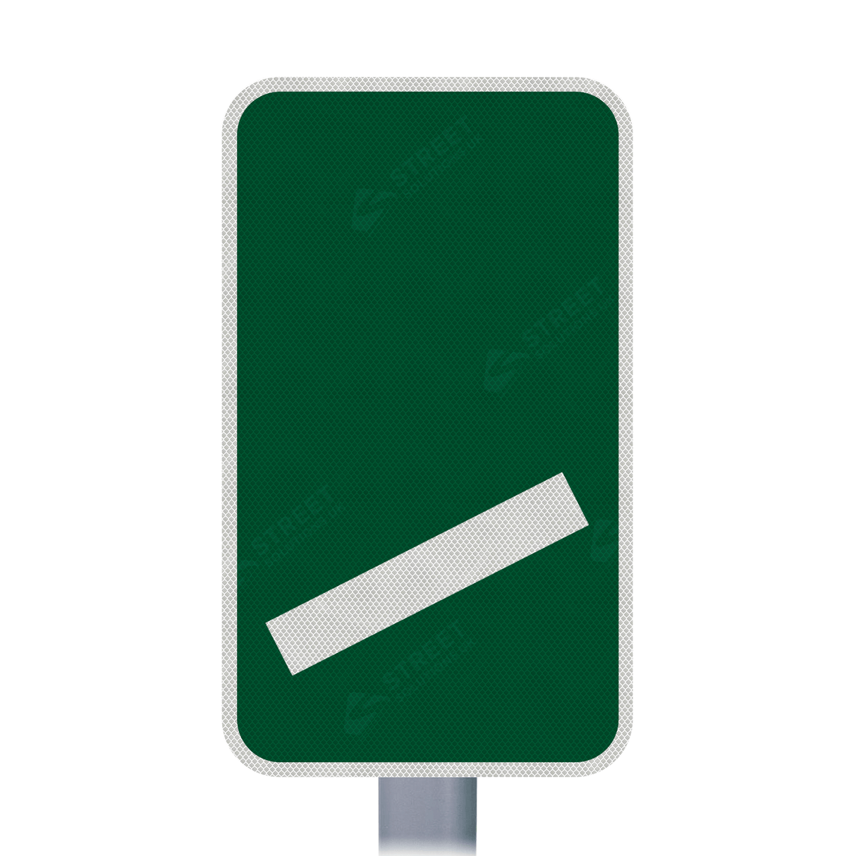 825 Count Down Marker 100 yds Sign Face | Post & Wall Mounted street road highway public and private signage