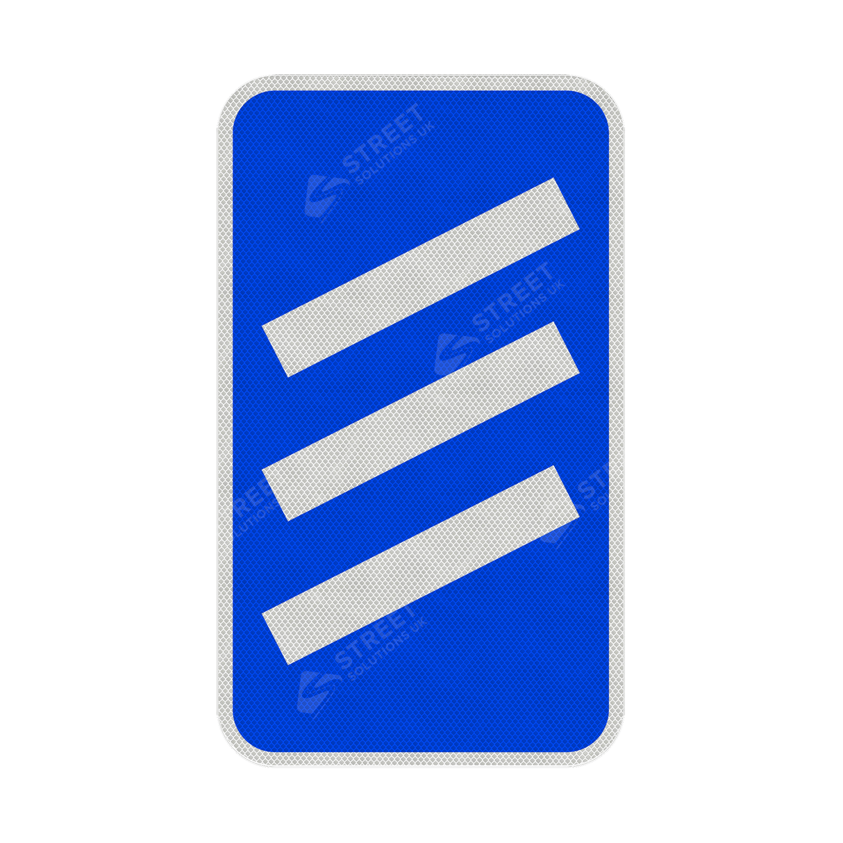 823 Count Down Marker 300 yds Sign Face | Post & Wall Mounted