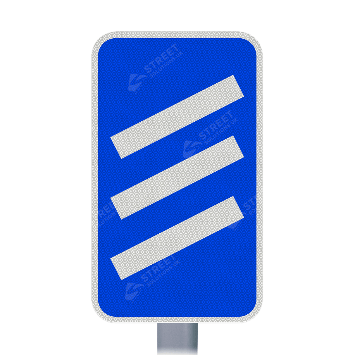 823 Count Down Marker 300 yds Sign Face | Post & Wall Mounted