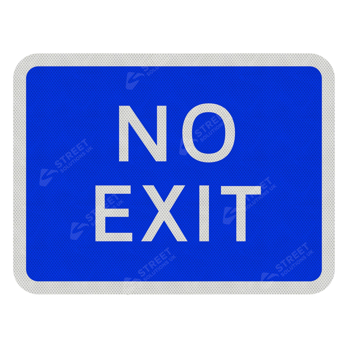 835 'NO EXIT' Sign Face | Post & Wall Mounted car park school college university business park business retail park