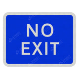 835 'NO EXIT' Sign Face | Post & Wall Mounted car park school college university business park business retail park