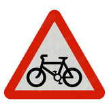 950 Cycle Route Ahead Sign Face | Post & Wall Mounted