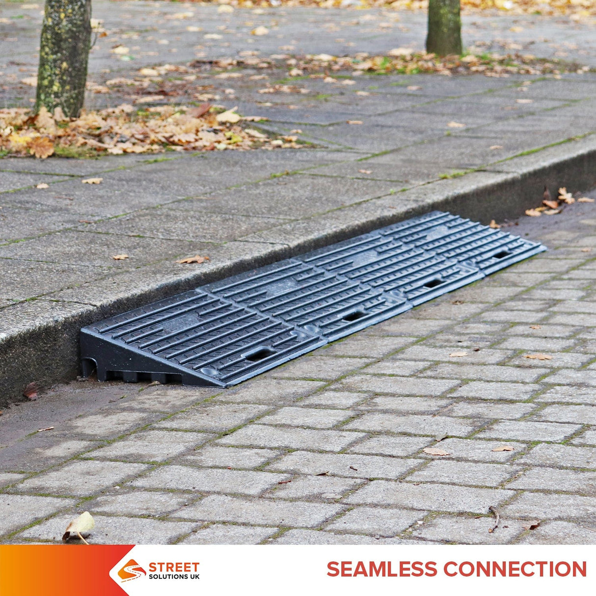 kerb-curb-ramp-melba-swintex-wheelchair-vehicle-access-ramp-black-4-6-inch-accessible-sidewalk-footpath-portable-recycled-pvc-vans-wheelie-bins-caravans-bikes-gardening-connectable--dropped-kerb-alternative-heavy-duty-temporary