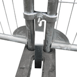 Anti-Lift Device for Temporary Fencing