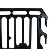 crowd control plastic metal pedestrian safety street event festival marathon melba swintex jsp 2 meter metre race anti trip stacking portable black silver orange boss heras safe fence start traffic school construction plastic safety barriers