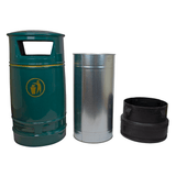 Copperfield Heritage Litter Bin - 90 Litre Capacity
