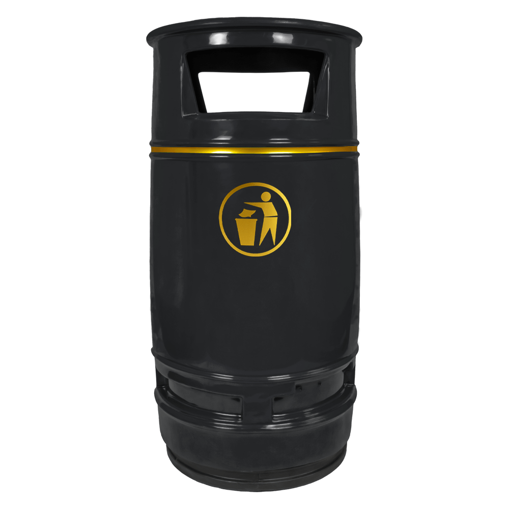 Copperfield Heritage Litter Bin - 90 Litre Capacity
