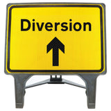 Diversion sign Diversion Ahead 1050x750mm 2702b Q-Sign