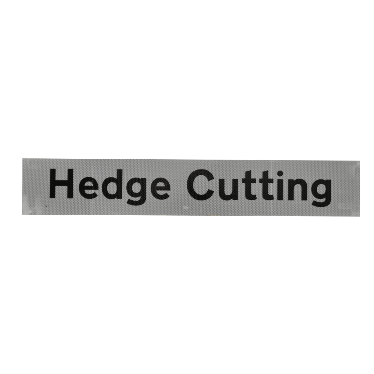 Hedge Cutting Supplementary Plate - Q-Sign