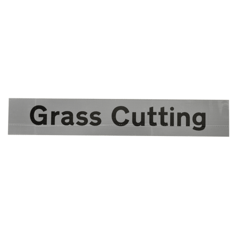 Grass Cutting Supplementary Plate - Q-Sign