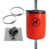 Outdoor Dog Waste Bin - 40 Litre Capacity
