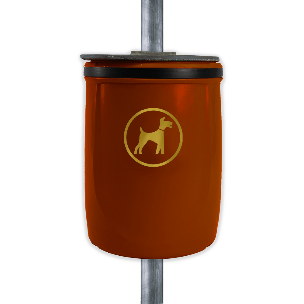 Outdoor Dog Waste Bin - 40 Litre Capacity