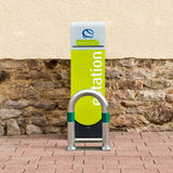 EV Charging Point Guard Traffic-Line Protection 60mm Reflective Bands Surface Fix Electric Vehicle Safety Anti-Theft Charger Station Security Charging Point Shield 500mm