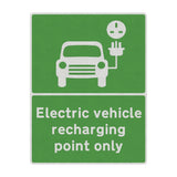 Parking-only-while-charging--EV-charging-station,-Electric-vehicle-charging,-EV-recharge-point,-Electric-car-charging,-EV-charging-only,-EV-charger-location,-EV-charging-point-signage-Plug-in-hybrid-electric-vehicle-parking-post-sign-arrow