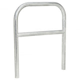 Galvanized steel hoop barrier perimeter security trolley bay protection vehicle access control strong steel site perimeter boundary marking trolley park door security commercial properties industrial sites public spaces dependable