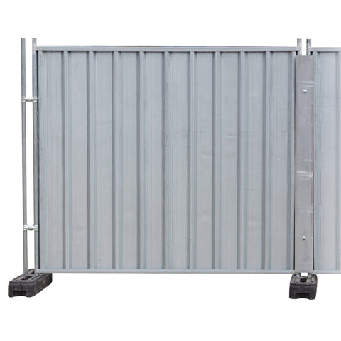 Hoarding panel Galvanised steel Temporary fencing Construction Site Metal Construction sites Building projects Event venues Outdoor concerts Road works Public safety barriers Temporary enclosures Industrial sites Storage facilities Renovation projects