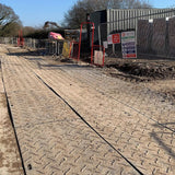 Heavy duty access mats EuroTrak HD Construction Temporary roadways Access solutions Ground protection Outdoor event flooring Industrial Site Heavy equipment