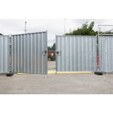 Hoarding gate Vehicle access Site entrance Construction Panel Temporary fencing Secure Access control Portable Perimeter