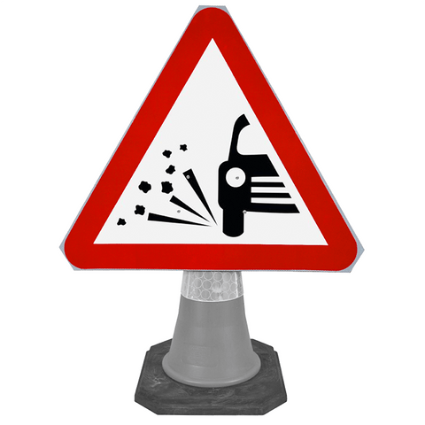 traffic-cone-road-mounted-signs-signage-warning-symbols-caution-directional-constuction-hazard-roadway-motorway-custom-roadwork-heavy-duty-reflective-caution-site-pedestrian-safety-plastic-portable-stackable-highway-uk