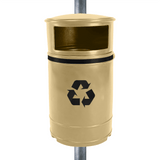 Nickleby Closed Top Litter Bin - 40 Litre Capacity