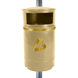 Nickleby Closed Top Litter Bin - 40 Litre Capacity