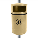 Nickleby Closed Top Litter Bin - 40 Litre Capacity