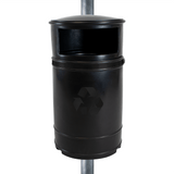 Nickleby Closed Top Litter Bin - 40 Litre Capacity