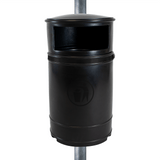 Nickleby Closed Top Litter Bin - 40 Litre Capacity