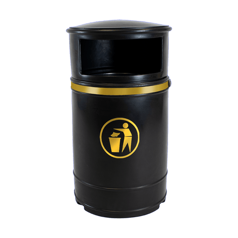 Nickleby Closed Top Litter Bin - 40 Litre Capacity