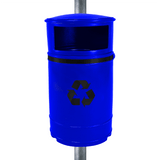 Nickleby Closed Top Litter Bin - 40 Litre Capacity