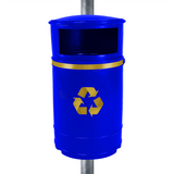Nickleby Closed Top Litter Bin - 40 Litre Capacity