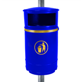 Nickleby Closed Top Litter Bin - 40 Litre Capacity