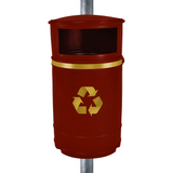 Nickleby Closed Top Litter Bin - 40 Litre Capacity