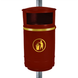 Nickleby Closed Top Litter Bin - 40 Litre Capacity