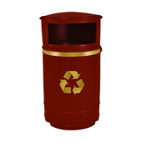 Nickleby Closed Top Litter Bin - 40 Litre Capacity