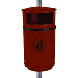 Nickleby Closed Top Litter Bin - 40 Litre Capacity