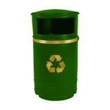 Nickleby Closed Top Litter Bin - 40 Litre Capacity